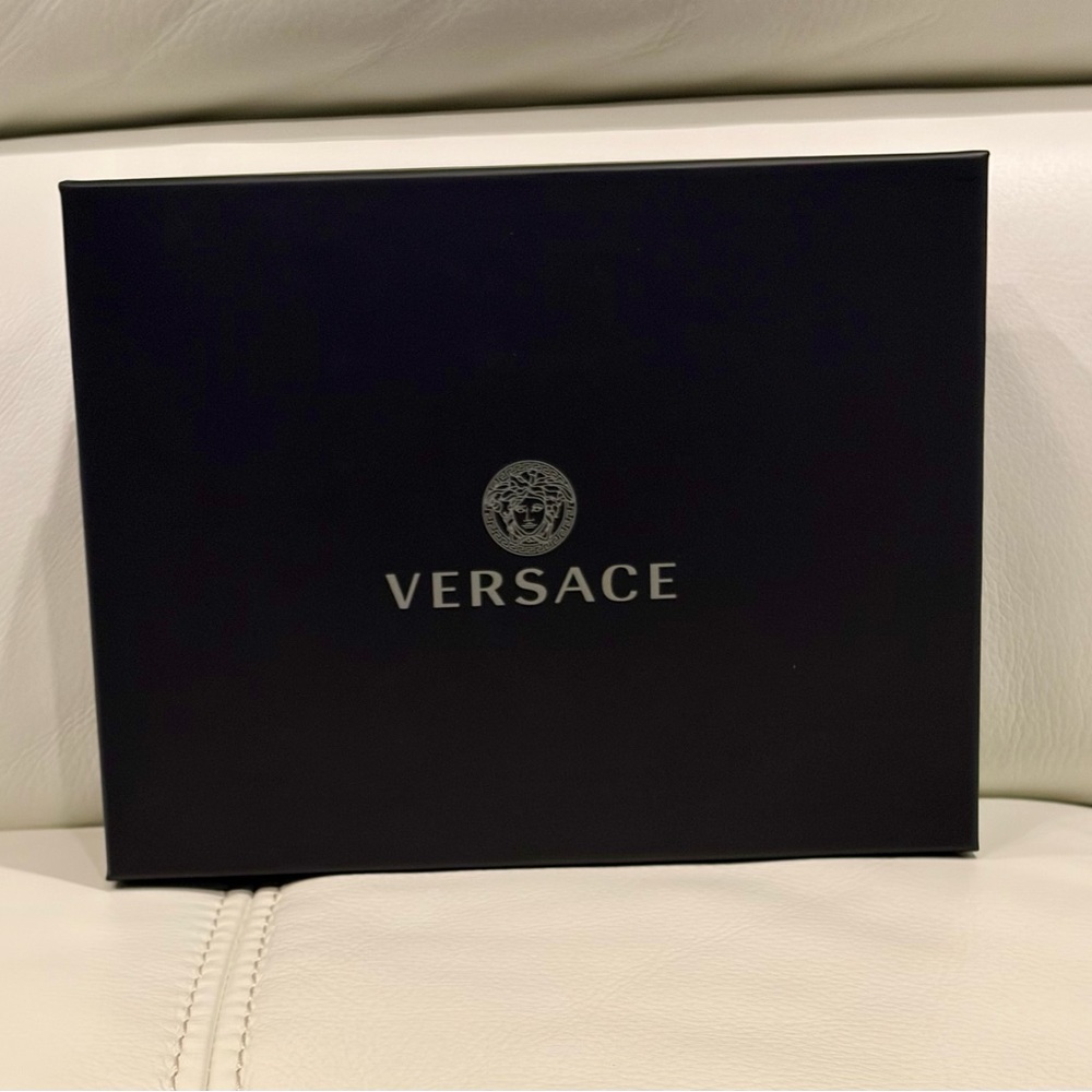 Versace Black Box with Silver Logo